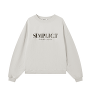 Premium Oversized Crewneck – The Art of Less