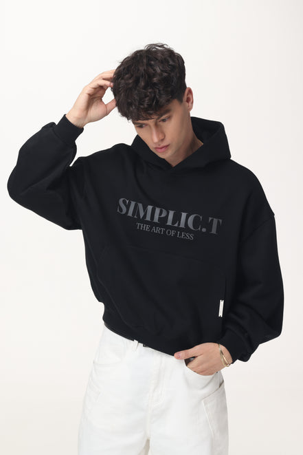 Unisex Oversized minimalism drop shoulder Hoodie