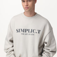Premium Oversized Crewneck – The Art of Less