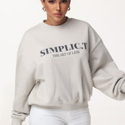 Premium Oversized Crewneck – The Art of Less