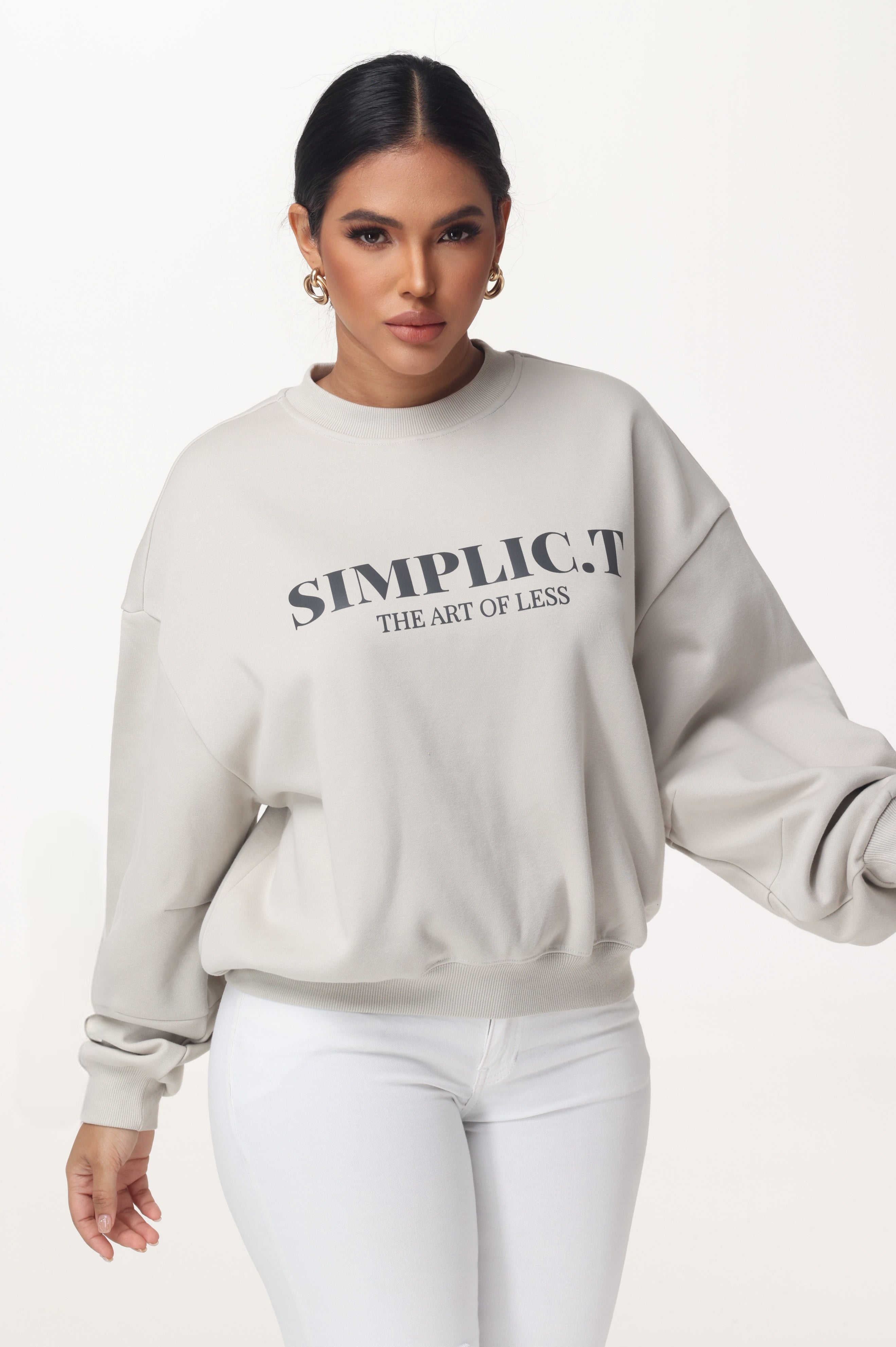 Premium Oversized Crewneck – The Art of Less