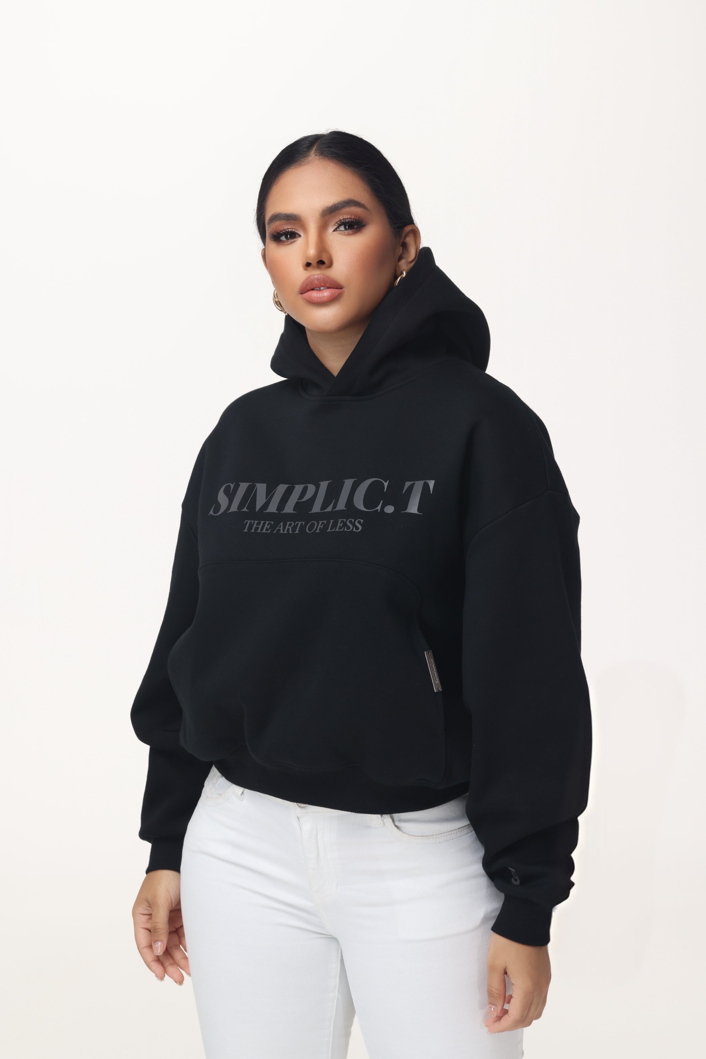 Unisex Oversized minimalism drop shoulder Hoodie