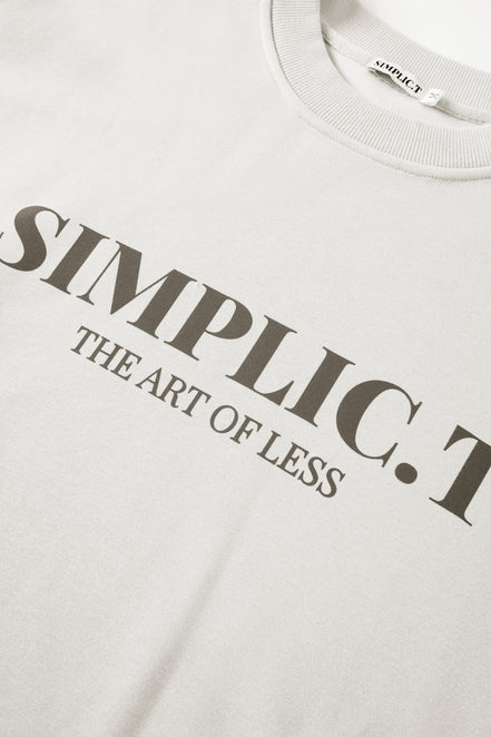 Premium Oversized Crewneck – The Art of Less