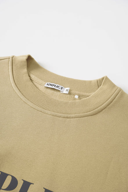 Premium Oversized Crewneck – The Art of Less