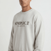 Minimalist Premium Oversized Crewneck - simplic.t