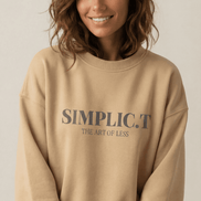 Premium Oversized Crewneck – The Art of Less - simplic.t