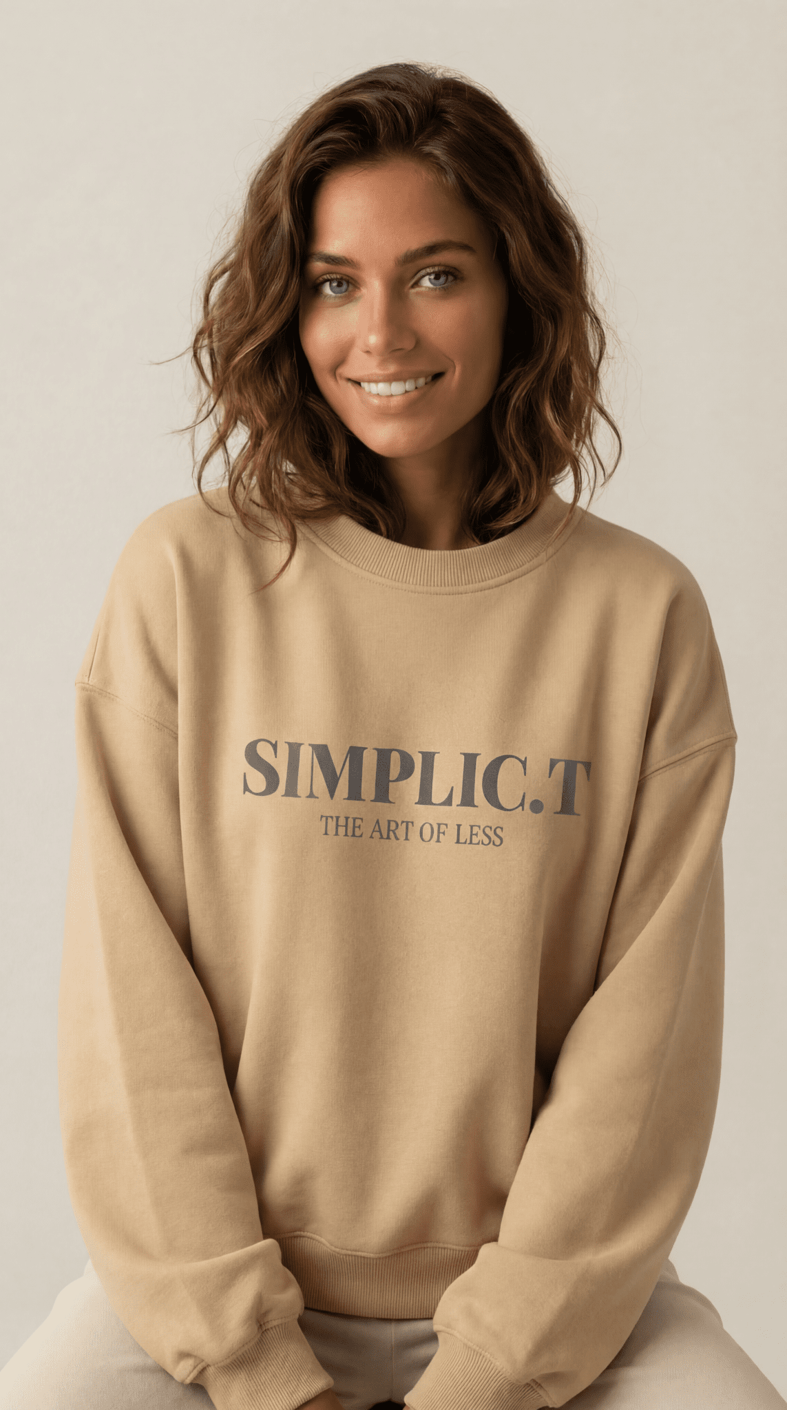 Premium Oversized Crewneck – The Art of Less - simplic.t