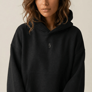 Simplic.T Essential Oversized black Hoodie - simplic.t