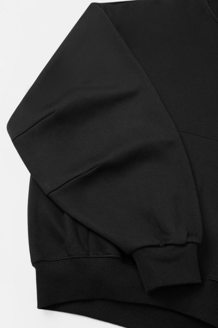 Simplic.T Essential Oversized black Hoodie - simplic.t