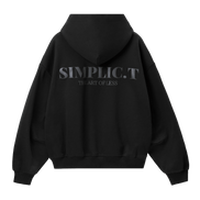 Simplic.T Essential Oversized black Hoodie - simplic.t