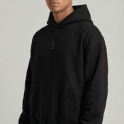 Simplic.T Essential Oversized black Hoodie - simplic.t