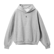 Simplic.T Essential Oversized Hoodie - Heather Grey - simplic.t