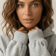 Simplic.T Essential Oversized Hoodie - Heather Grey - simplic.t