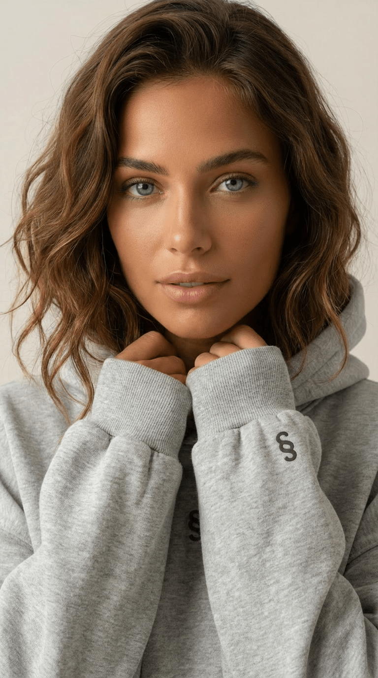 Simplic.T Essential Oversized Hoodie - Heather Grey - simplic.t