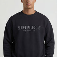 Stylish Oversized Crewneck – The Art of Less - simplic.t