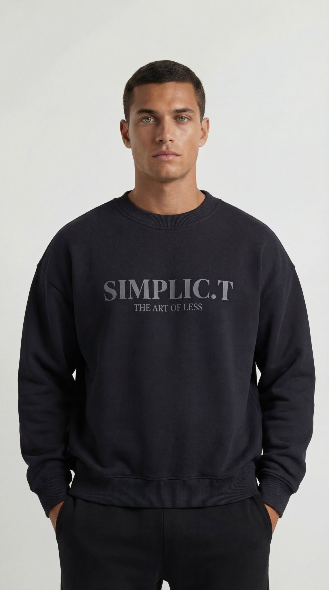 Stylish Oversized Crewneck – The Art of Less - simplic.t