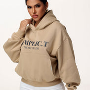 Unisex Oversized minimalism drop shoulder Hoodie - simplic.t