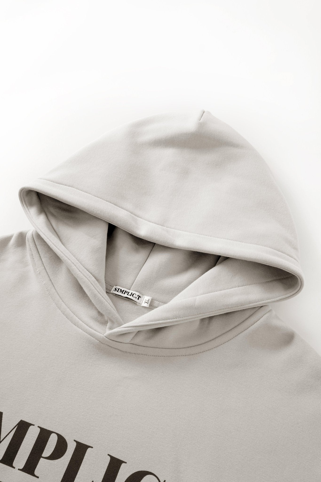 Unisex Oversized minimalism drop shoulder Hoodie - simplic.t