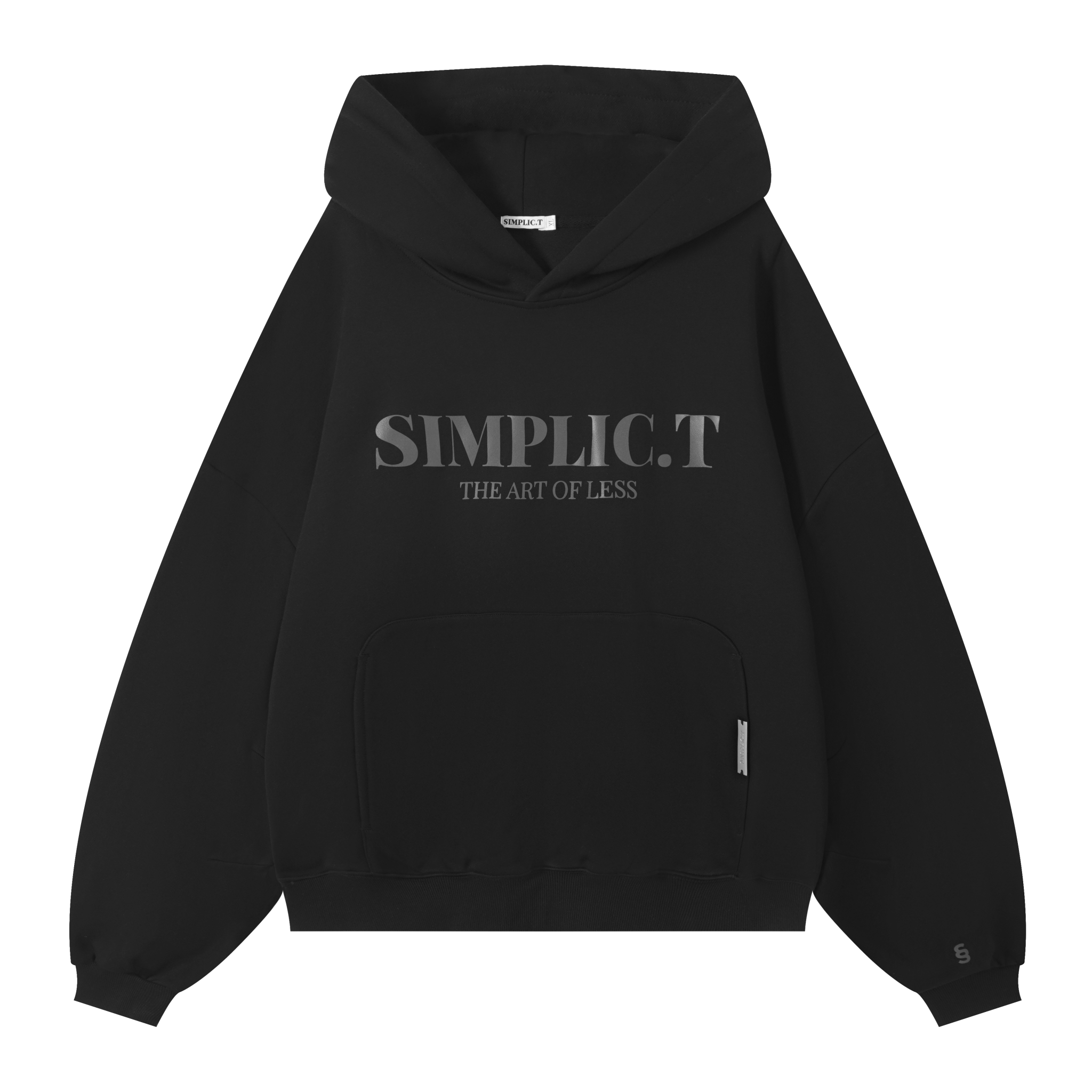 Unisex Oversized minimalism drop shoulder Hoodie - simplic.t