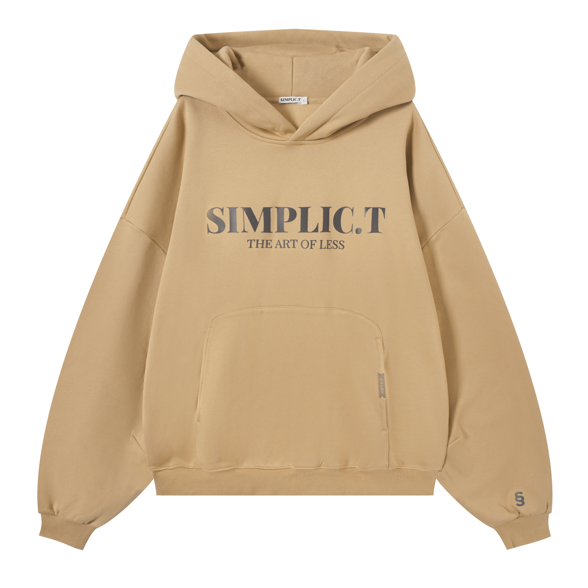 Unisex Oversized minimalism drop shoulder Hoodie - simplic.t