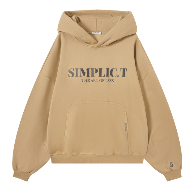 Unisex Oversized minimalism drop shoulder Hoodie - simplic.t