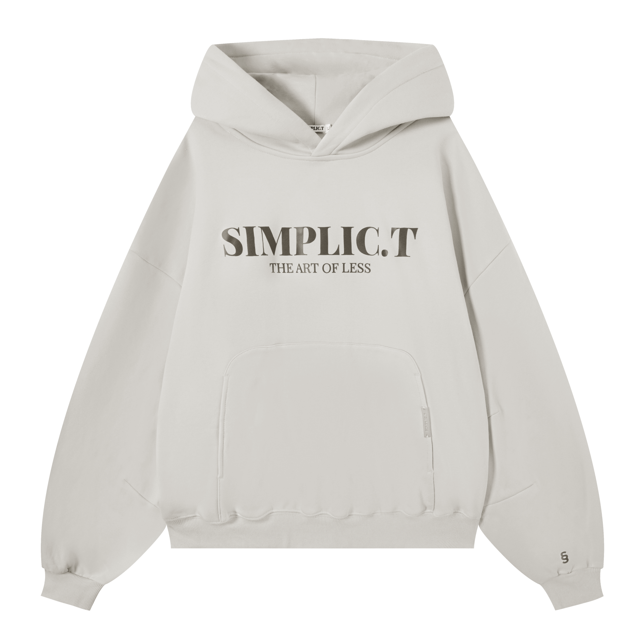 Unisex Oversized minimalism drop shoulder Hoodie - simplic.t