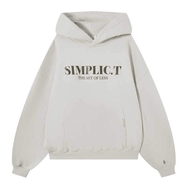 Unisex Oversized minimalism drop shoulder Hoodie - simplic.t