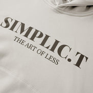 Unisex Oversized minimalism drop shoulder Hoodie - simplic.t