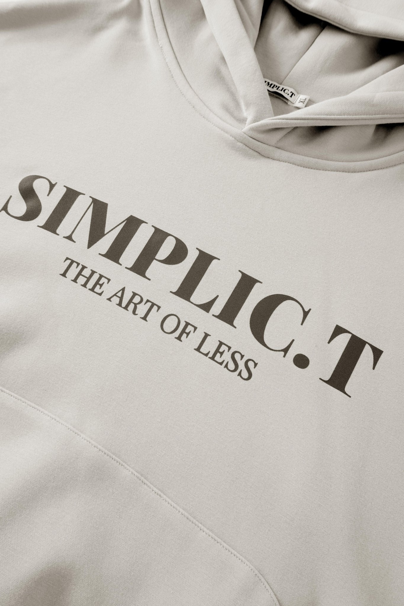 Unisex Oversized minimalism drop shoulder Hoodie - simplic.t