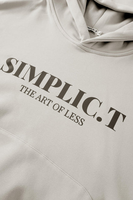 Unisex Oversized minimalism drop shoulder Hoodie - simplic.t