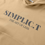 Unisex Oversized minimalism drop shoulder Hoodie - simplic.t