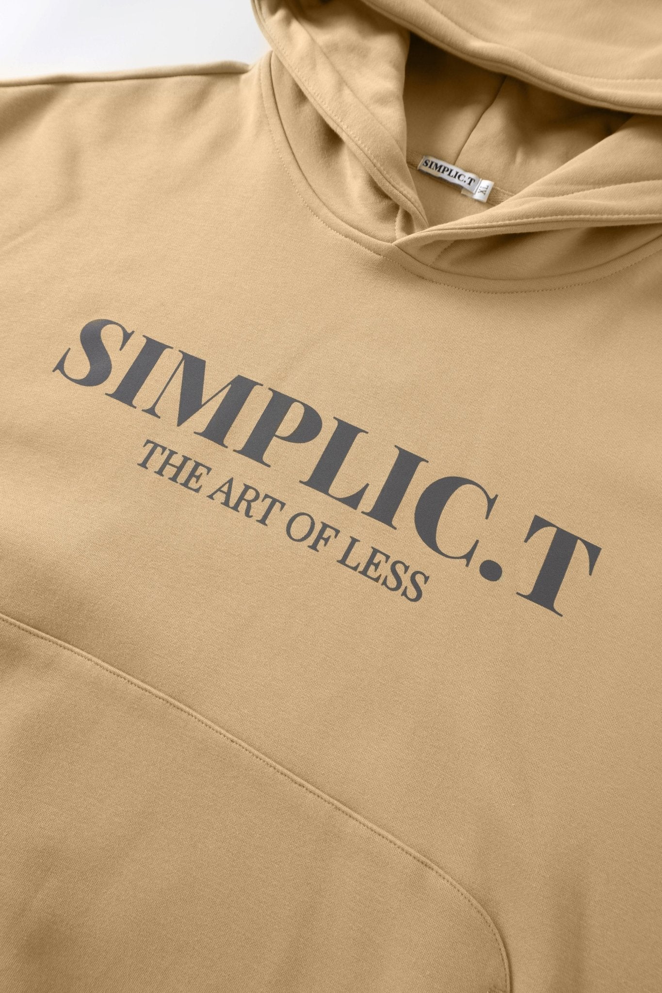 Unisex Oversized minimalism drop shoulder Hoodie - simplic.t