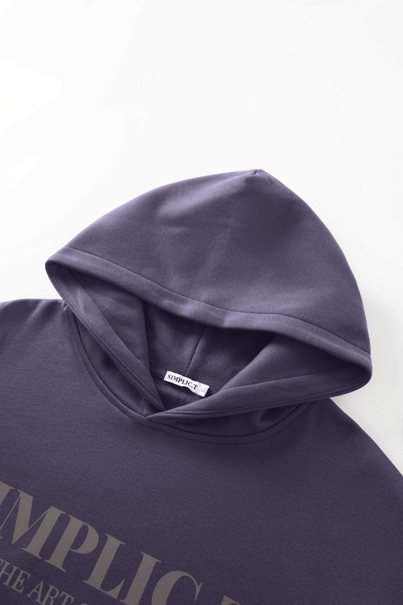 Unisex Oversized minimalist drop shoulder Hoodie - simplic.t