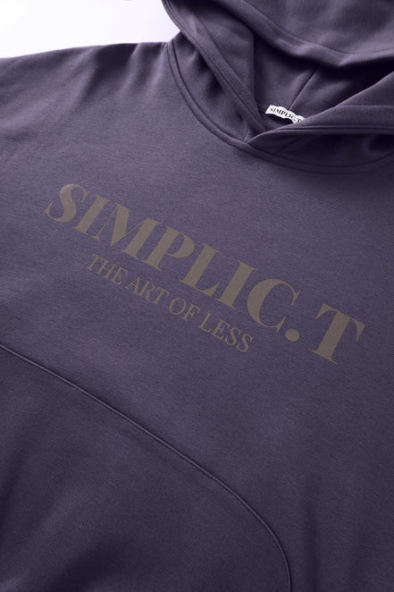 Unisex Oversized minimalist drop shoulder Hoodie - simplic.t